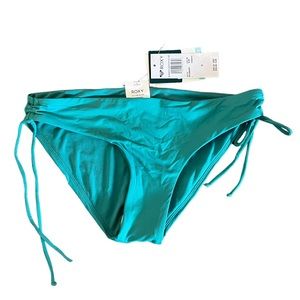 Roxy SD Beach Classics Bikini Bottom Teal Small